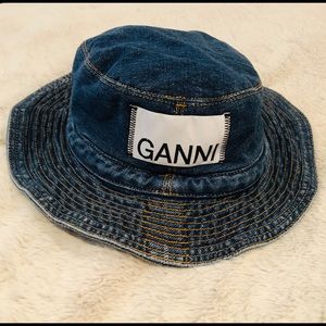 Ganni denim hat *brand new*